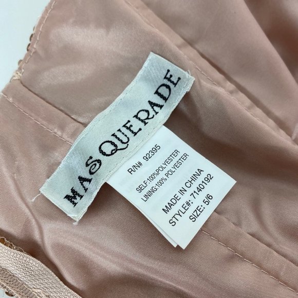 Alison Champagne Prom Dress - Picture 5 of 5